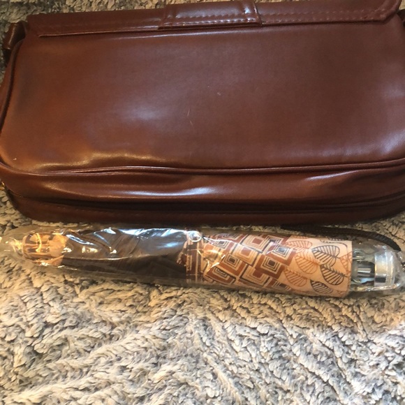 Vintage Shoulder Crossover Purse Deluxe Brown - Picture 4 of 7